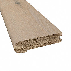 Prefinished Great Plains Oak Hardwood 3/4 in thick x 3.125 in wide x 78 in Length Stair Nose